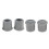 Trekking Pole Rubber Tip End 4 pcs 22mm gray 5