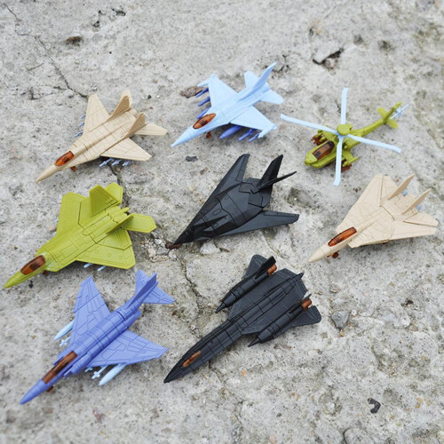 Play Model Airplane Toys Set Fighter 8 Pieces 2
