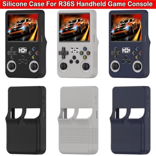 Silicone Protective Cover for R36S Handheld Game Anti-Scratch Washable Game Console Case Shockproof Sleeve Shell A 2