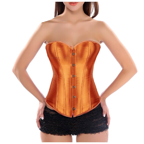 Women's Plus Size Lace-Up Corset Top 1