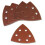 Triangle Sanding Pads Premium Material 25 Pcs 93mm 6