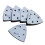 Triangle Sanding Pads Premium Material 25 Pcs 93mm 8