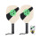 Pickleball Wooden Paddle Set Beginner Durable 2 Paddles 8