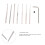 Model Scriber Set Tungsten Steel 0.1-2.0 mm 9-Piece 3