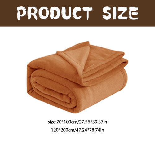 Fleece Blanket Queen Size Grey 300GSM Microfiber 120x200 cm 2