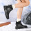 Rain Shoes Short Ankle Slip-On Rubber Boots Black Size 39 5