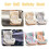 Mini Doll Car Seat with Vent Clip 10-17cm 5