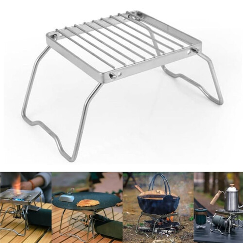 Propaan Campingfornuis - Draagbare Buitengrill met Opklapbaar Schap 1