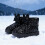 Girls' glitter snow boots with rabbit ears design, 6