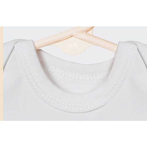 Baby Bodysuit Romper Unisex Solid White 12-18 Months 2