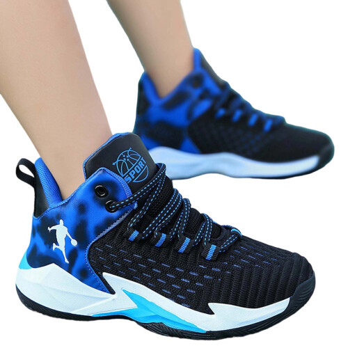 Boys Mesh Sneakers Lightweight Breathable Size 1-6 2