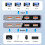USB3.0  Adapter 4 in 4 Out USB Switcher  PC Laptop for Printer Keyboard Mouse U Disk Sharer Controller 4