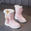 Toddler Girls Snow Boots Thick Sole Comfortable Solid Color 5