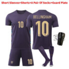 (Number 10,Adult 2XL)Set Maglia Con Tessuto Poliestere Manica Corta Abbigliamento Calcio Uomo Donna E