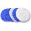 Car Polisher Bonnets 5-6 inch 15 pcs Microfiber and Wool 6