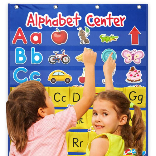Alphabet Pocket Chart Activity Center for Letter Recognition 1