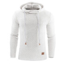 (White,L)Jaqueta quente masculina jumper moletom com capuz suéter pulôver com capuz