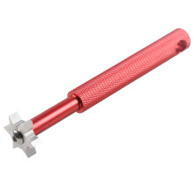 (Red)Zinc Alloy Golf Grooving Tool Equipment For Fans And Professionals Use Easy