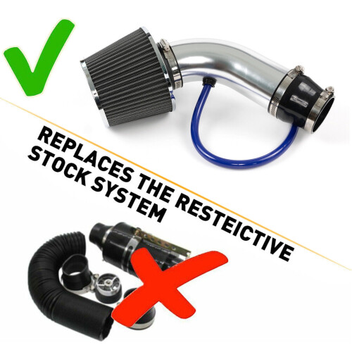 Car Cold Air Intake Filter Kit 3 Inch 1