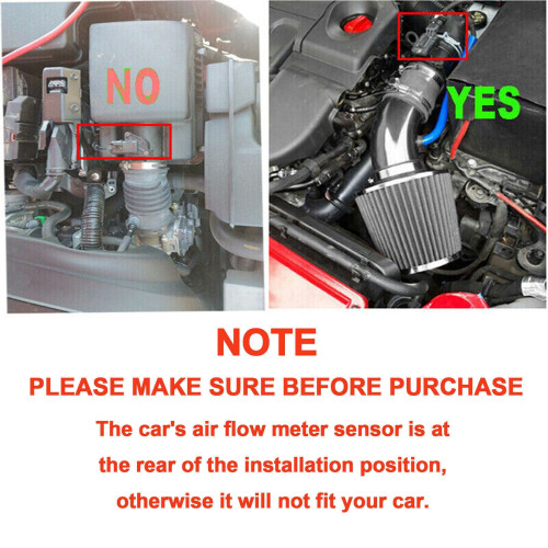 Car Cold Air Intake Filter Kit 3 Inch 2