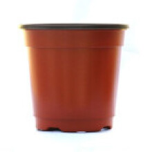 (50pcs,9*6*8cm)1050100pcs Plastic Plants Nursery Pot Double Color Seedling Holder Flowerpot