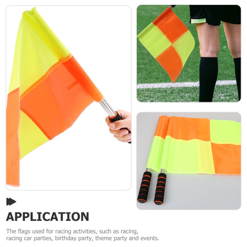 Competition Referee Flag Waterproof Fabric 2 pcs 1