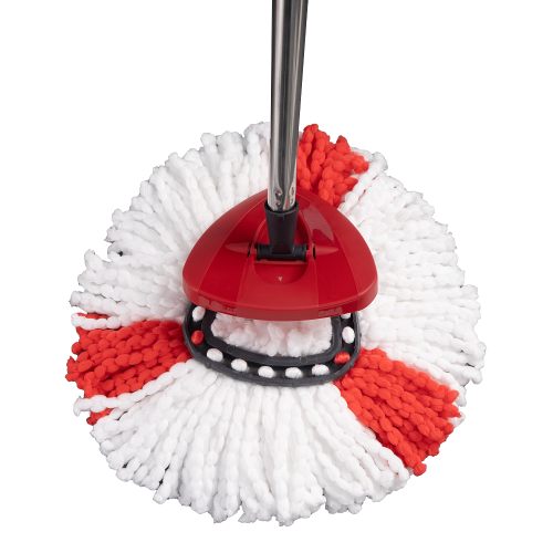 Microfiber Spin Mop Replacement Heads Red 12-Pack 1