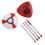Microfiber Spin Mop Replacement Heads Red 12-Pack 6