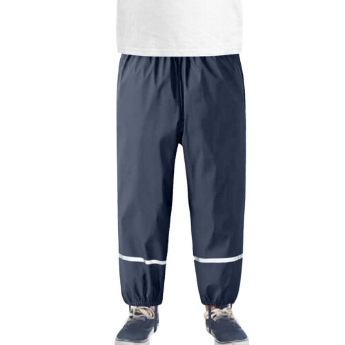 Kids Rain Pants Waterproof Full-Length Lightweight 1