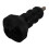 Aluminum Adjustable Lanyard Crash Slider Black 6