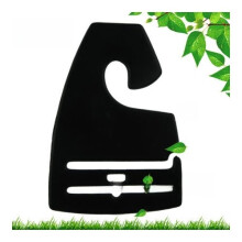(Style 2)Cintres à cravates porte-cravates en plastique pour présentoir cintres à cravates noirs pour hommes placard de vente au détail