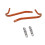 Motorcycle High Part Replacement Pair Orange 3