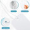 White Shipping Tags with Elastic String 100 Pack 3