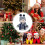 Blue Fabric Snowman Plush Doll with Hat and Scarf 7