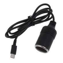 USB-C to Car Cigarette Lighter Adapter 1 Pack