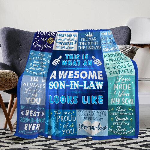 Coperta regalo per il genero, 60x50 pollici 1