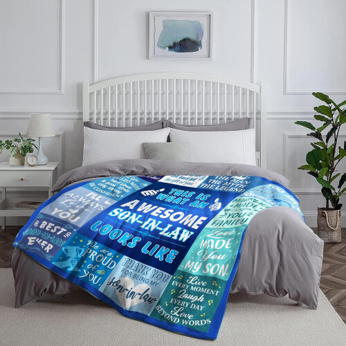 Coperta regalo per il genero, 60x50 pollici 2