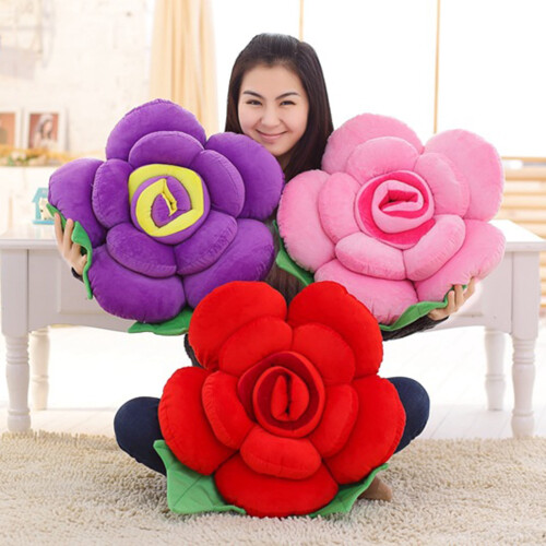 Soft Touch PP Cotton Rose Pillow Cushion 1 Piece 2
