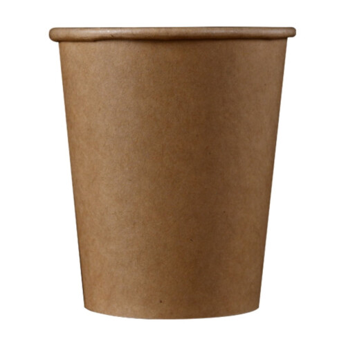 Kraft Paper Disposable Coffee Cups 8 oz 50 count