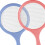Children's Badminton Set Blue Pink 2 Rackets 6