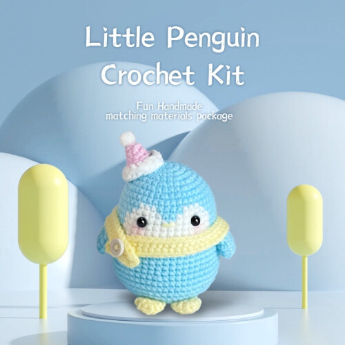 Beginner Crochet Kit for Animals with Yarn Balls