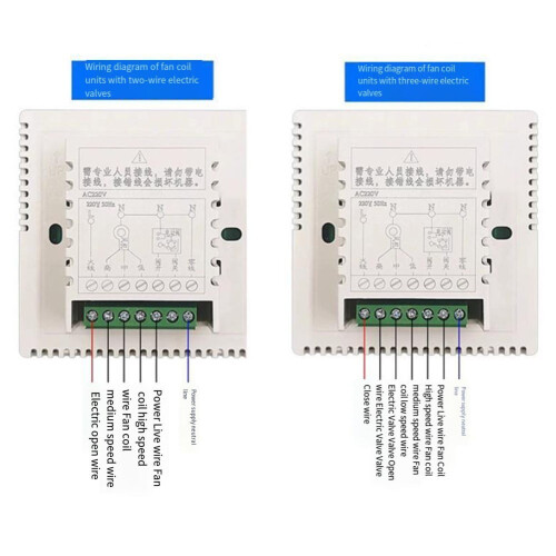 LCD Display Thermostat for Air Conditioning Temperature 1