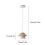 Retro Pendant Light Wrought Iron with Wood Shade 3