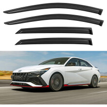 Out-Channel Window Visors for 2021–2026 Hyundai Elantra