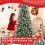 Artificial Christmas Tree PE/PVC 4ft 747 tips with red 6