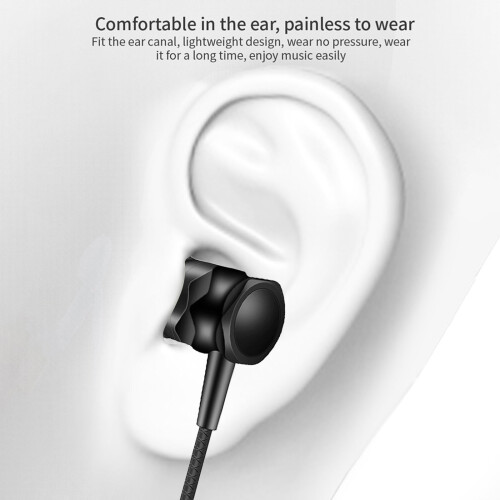 3.5mm Wired In-Ear Headphones with Mic 100cm 2
