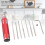Model Scriber Set Tungsten Steel 0.1-2.0 mm 9-Piece 6