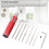 Model Scriber Set Tungsten Steel 0.1-2.0 mm 9-Piece 7