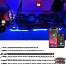Golf Cart RGB Underglow Lights Kit 6Pcs 12V-65V Waterproof
