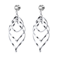 Ear Plug Tunnel Tassel Dangle Jewelry 2 Pcs